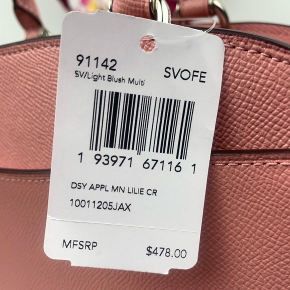 =SOLD= Coach Daisy Appl Mini Lilie Carryall - Picture 10 of 10